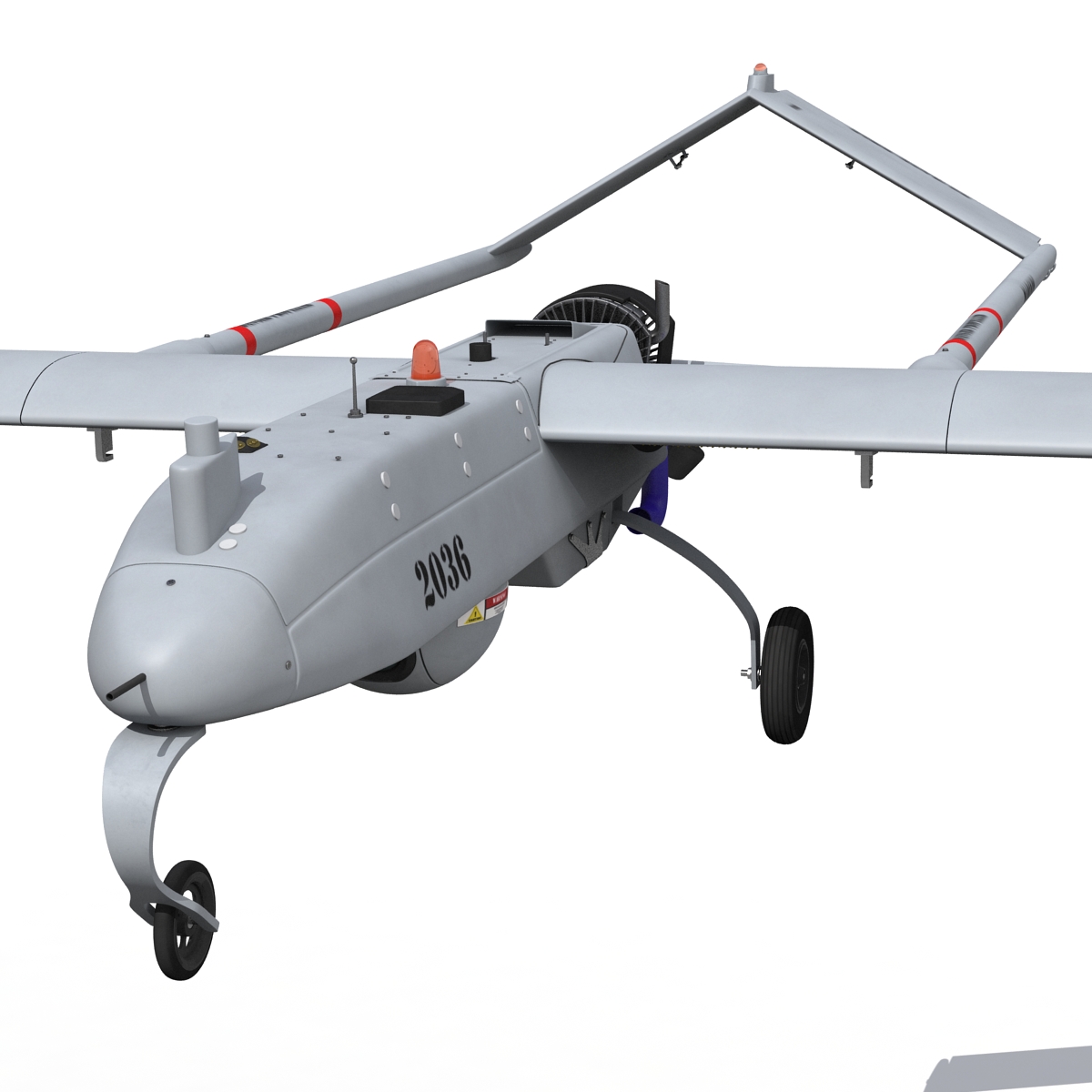 3D AAI RQ-7 Shadow UAV Rigged