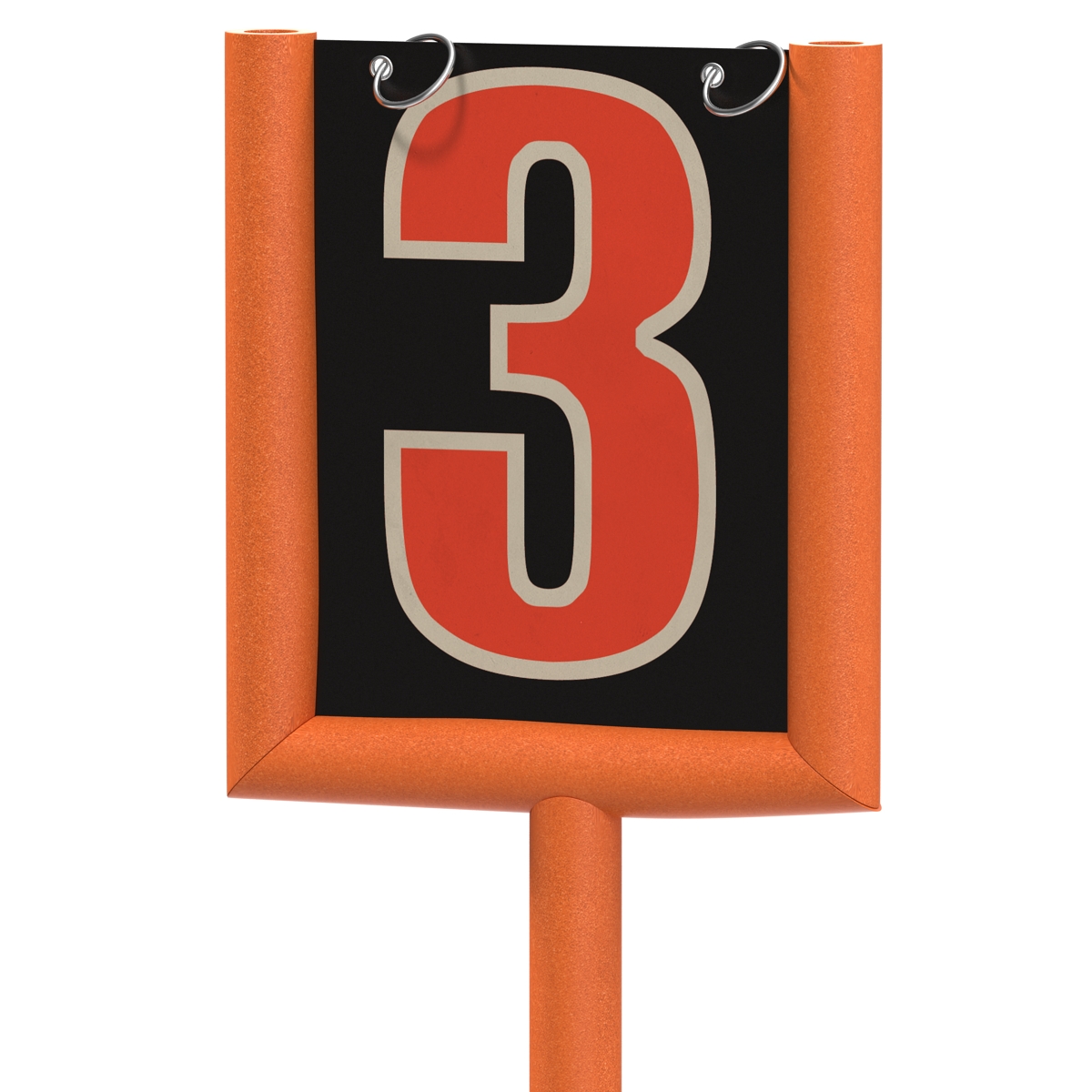 3D model American Football Third Down Marker