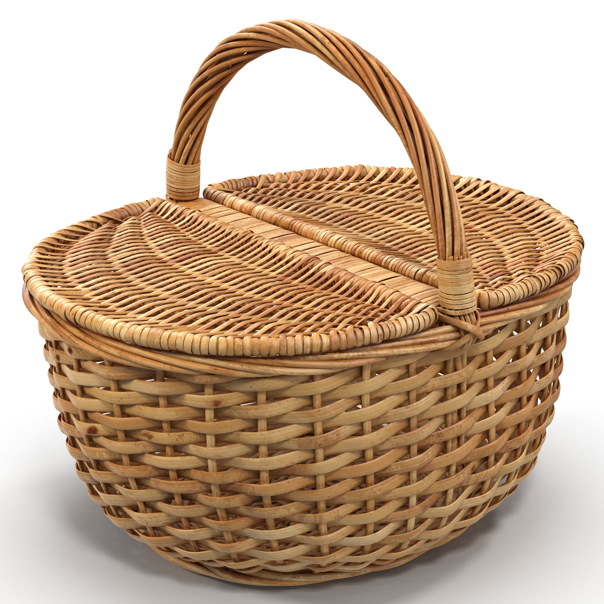 3D Picnic Basket model