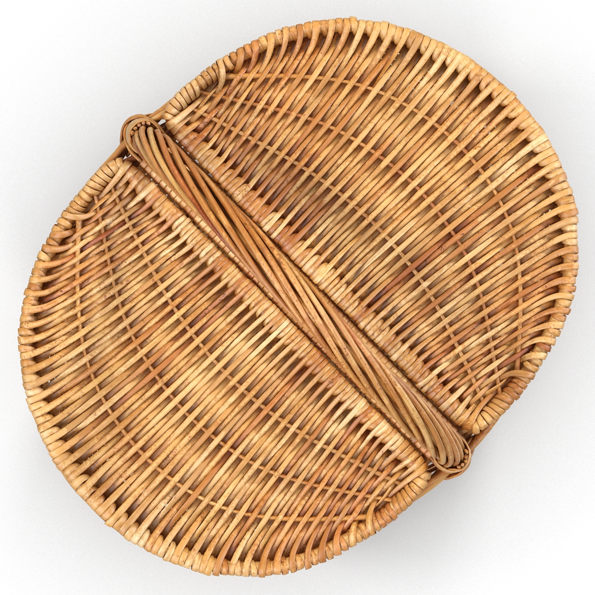 3D Picnic Basket model