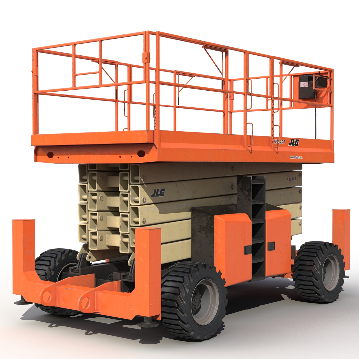 3D Engine Powered Scissor Lift JLG 5394RT model