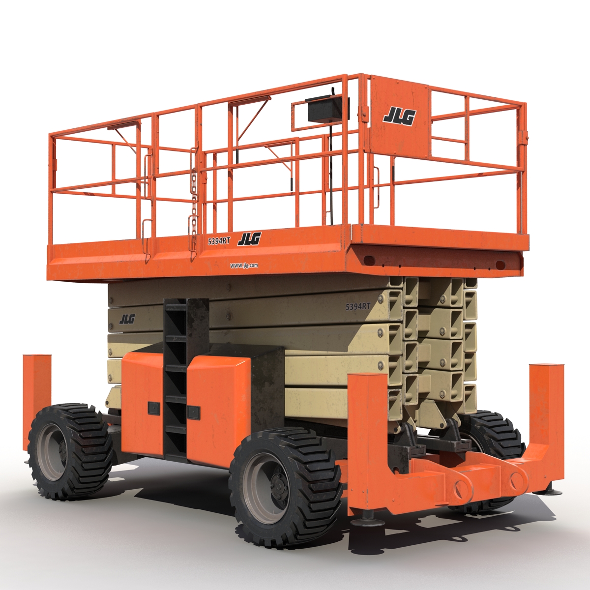 3D Engine Powered Scissor Lift JLG 5394RT model