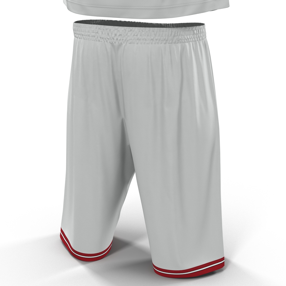 Basketball Uniform White 3D model