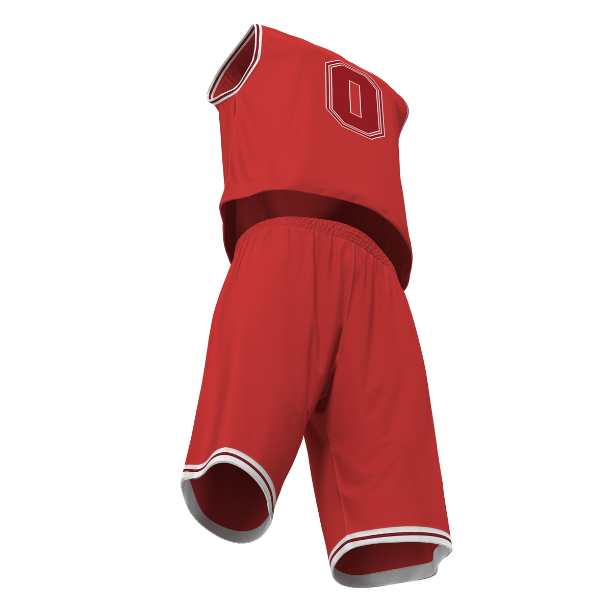 Basketball Uniform Red 3D