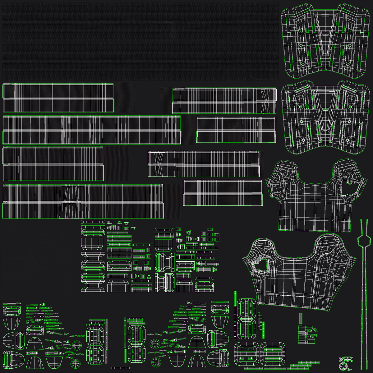 3D model SWAT Man Rigged