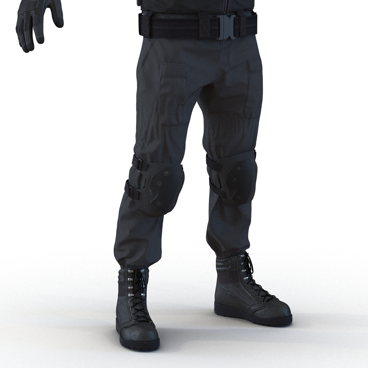 SWAT Man Rigged 2 3D