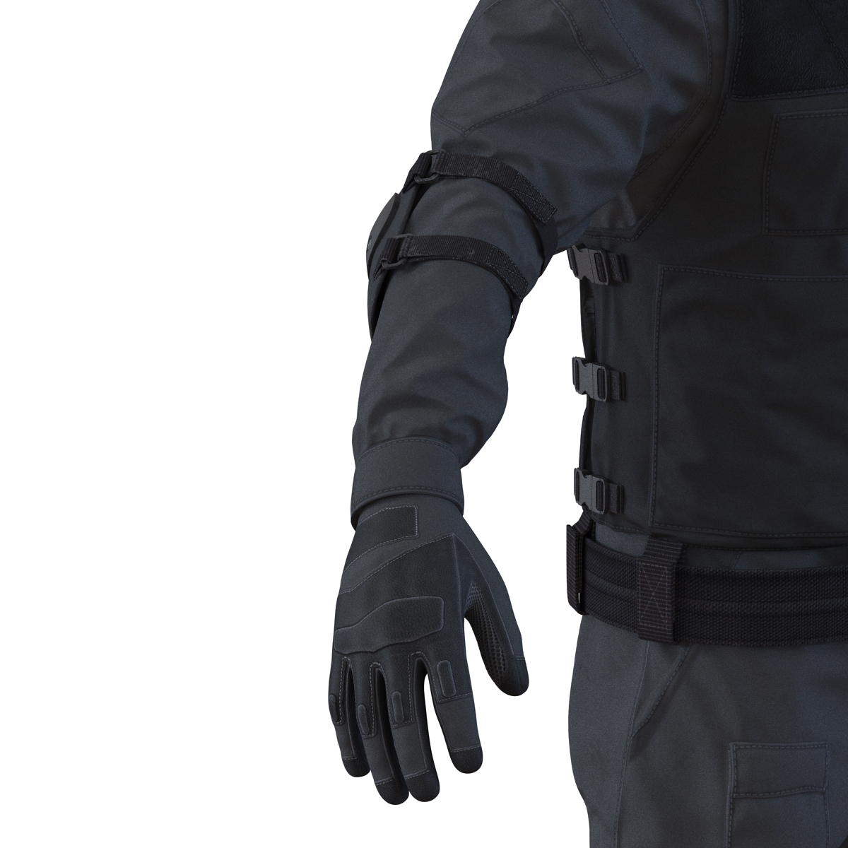 SWAT Man Rigged 2 3D