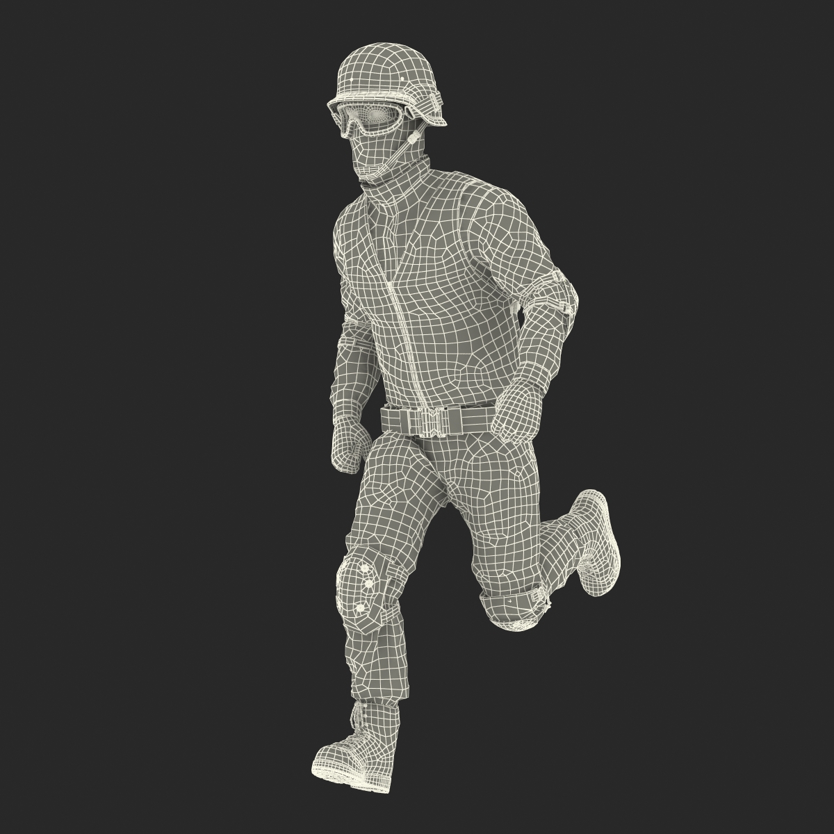 SWAT Man Rigged 2 3D