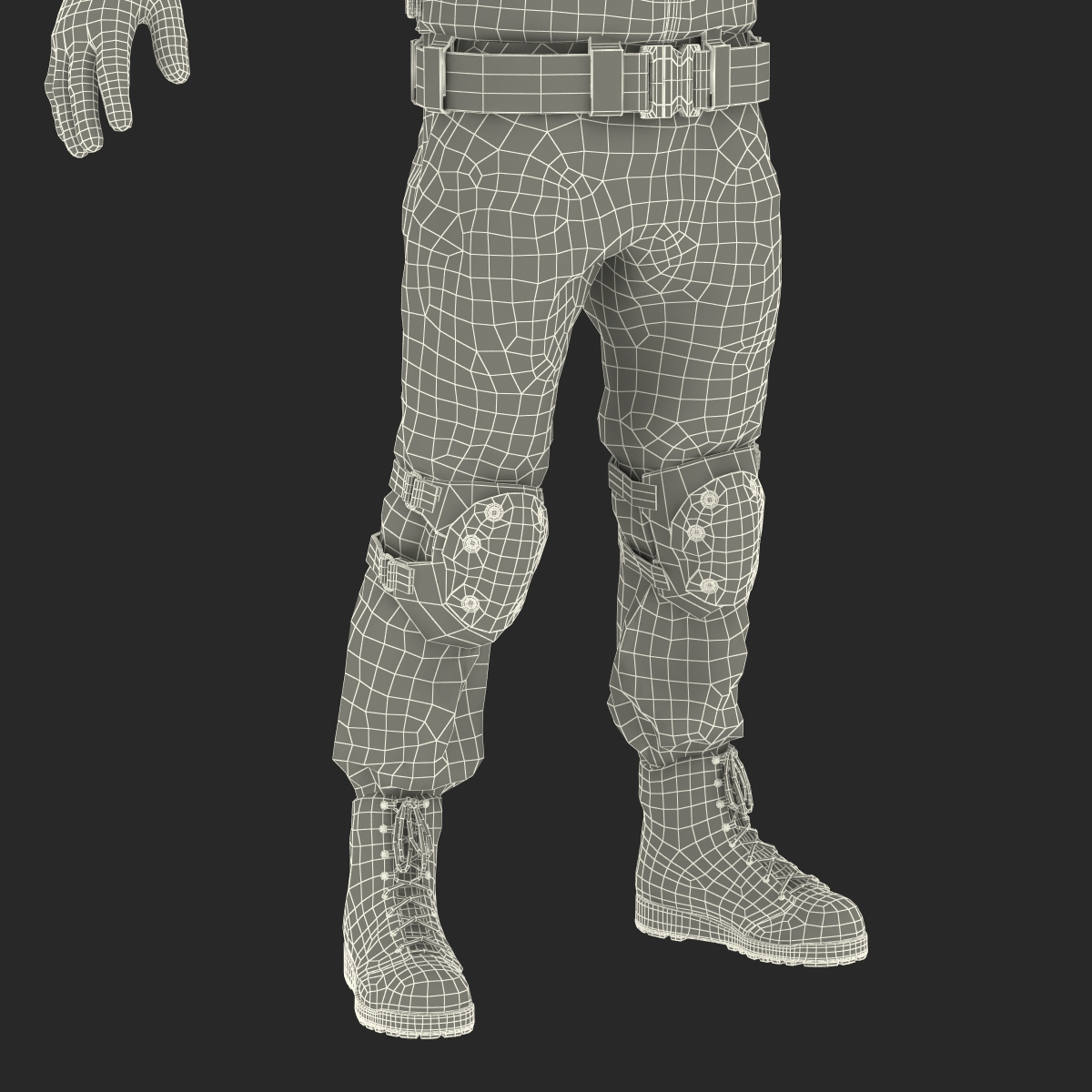 SWAT Man Rigged 2 3D