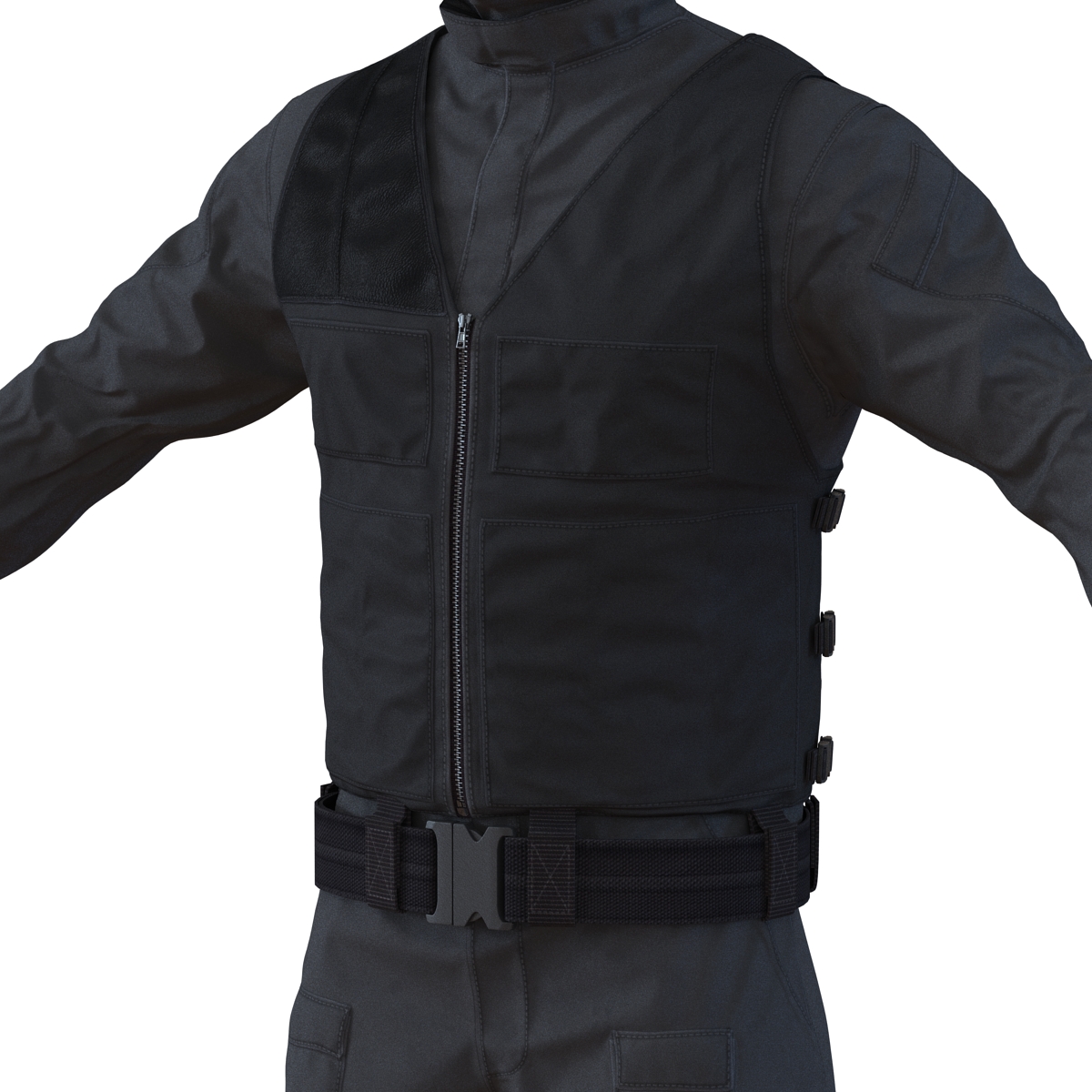 SWAT Man Rigged 3 3D