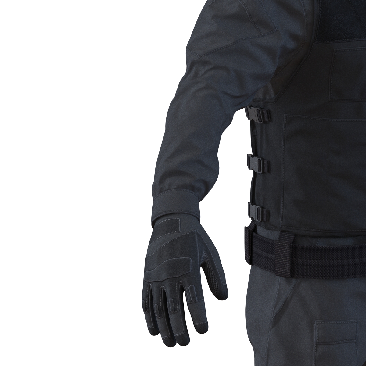 SWAT Man Rigged 3 3D