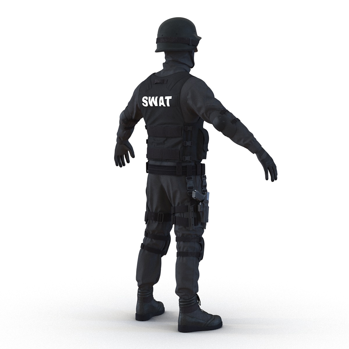 3D model SWAT Man