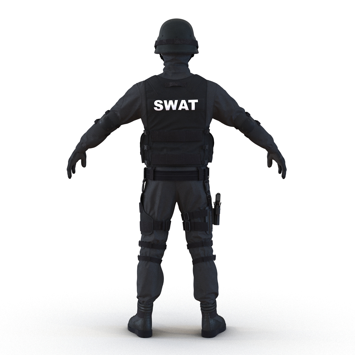 3D model SWAT Man