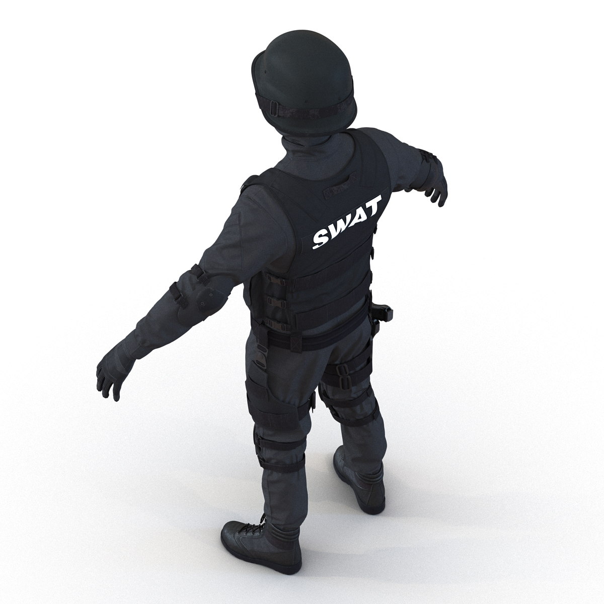 3D model SWAT Man