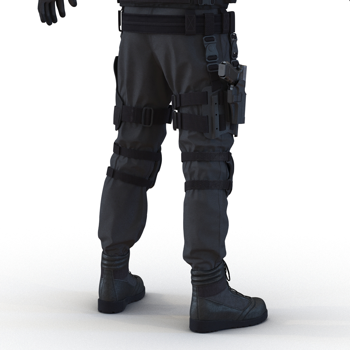 3D model SWAT Man