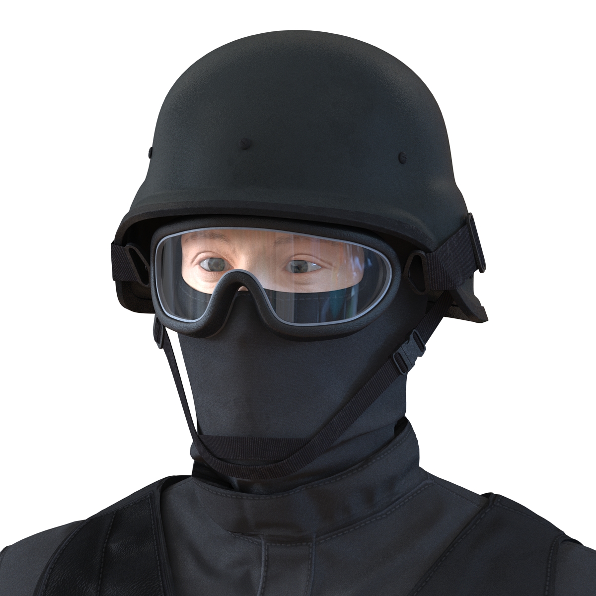 3D model SWAT Man