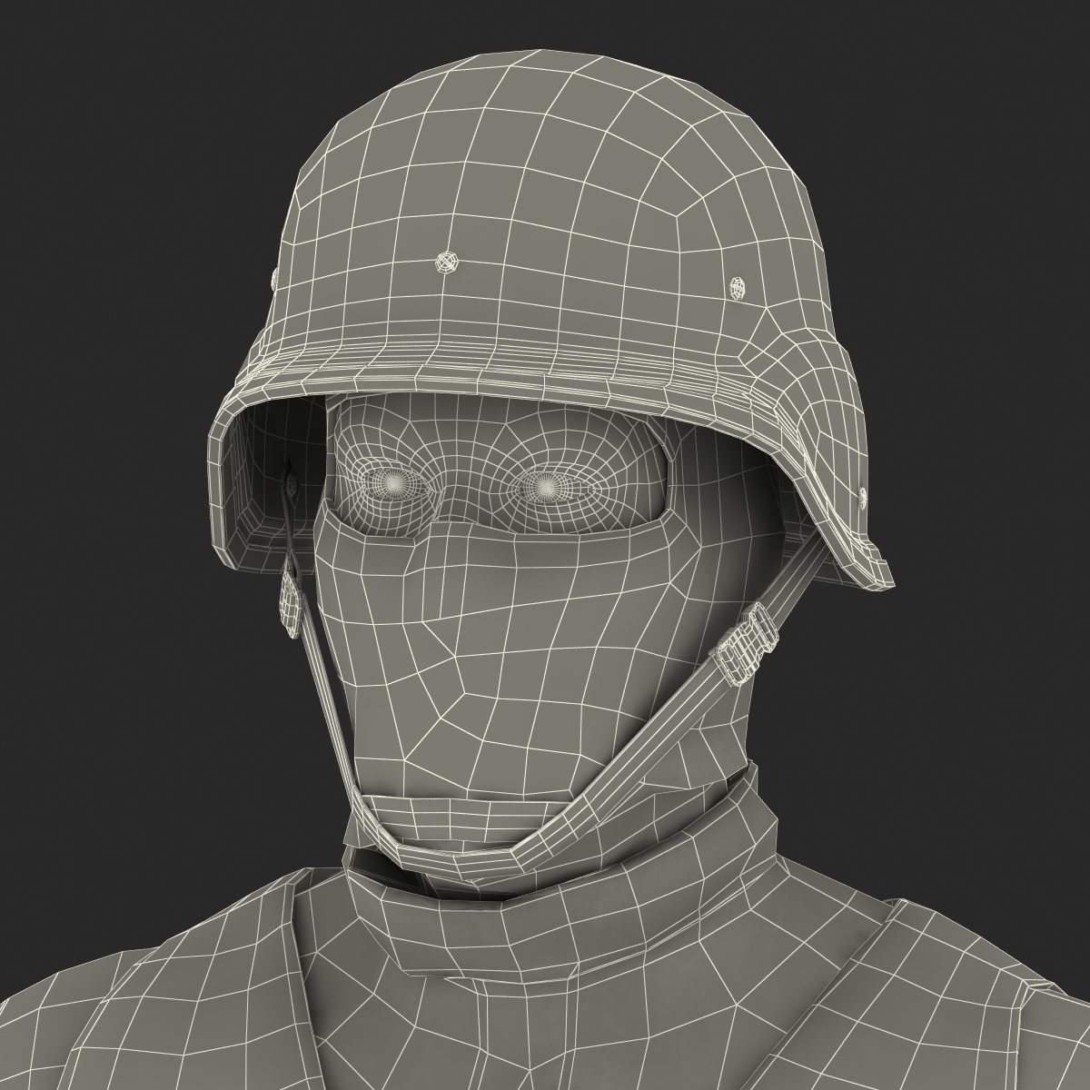 3D model SWAT Man