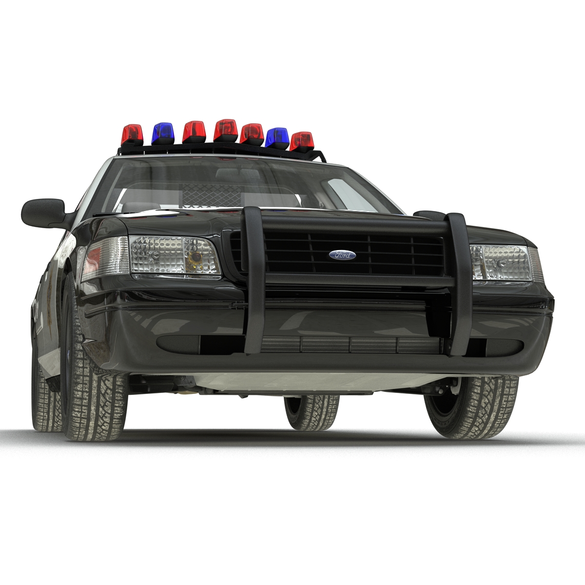 3D model Ford Crown Victoria Police Car