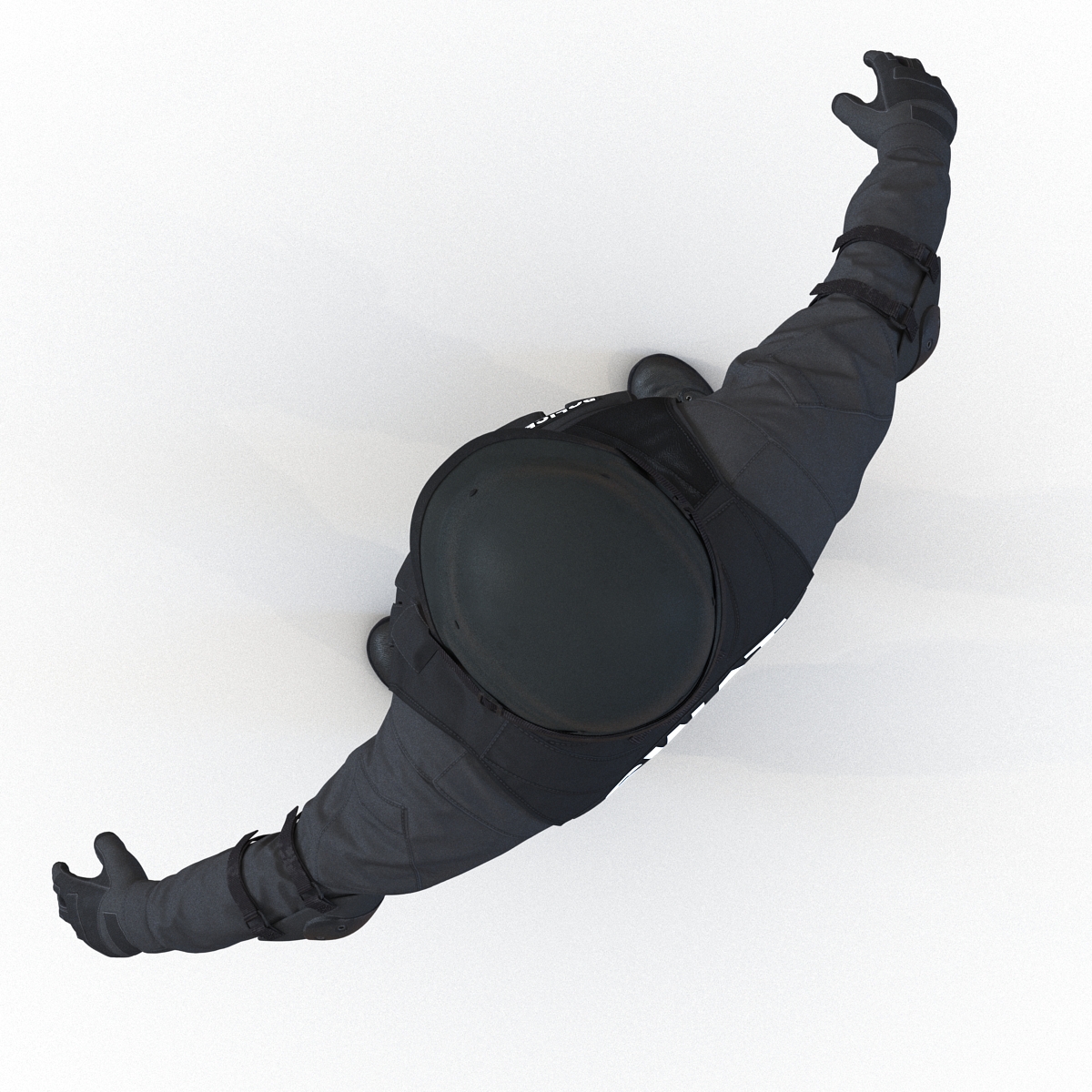 SWAT Man Asian 3D model