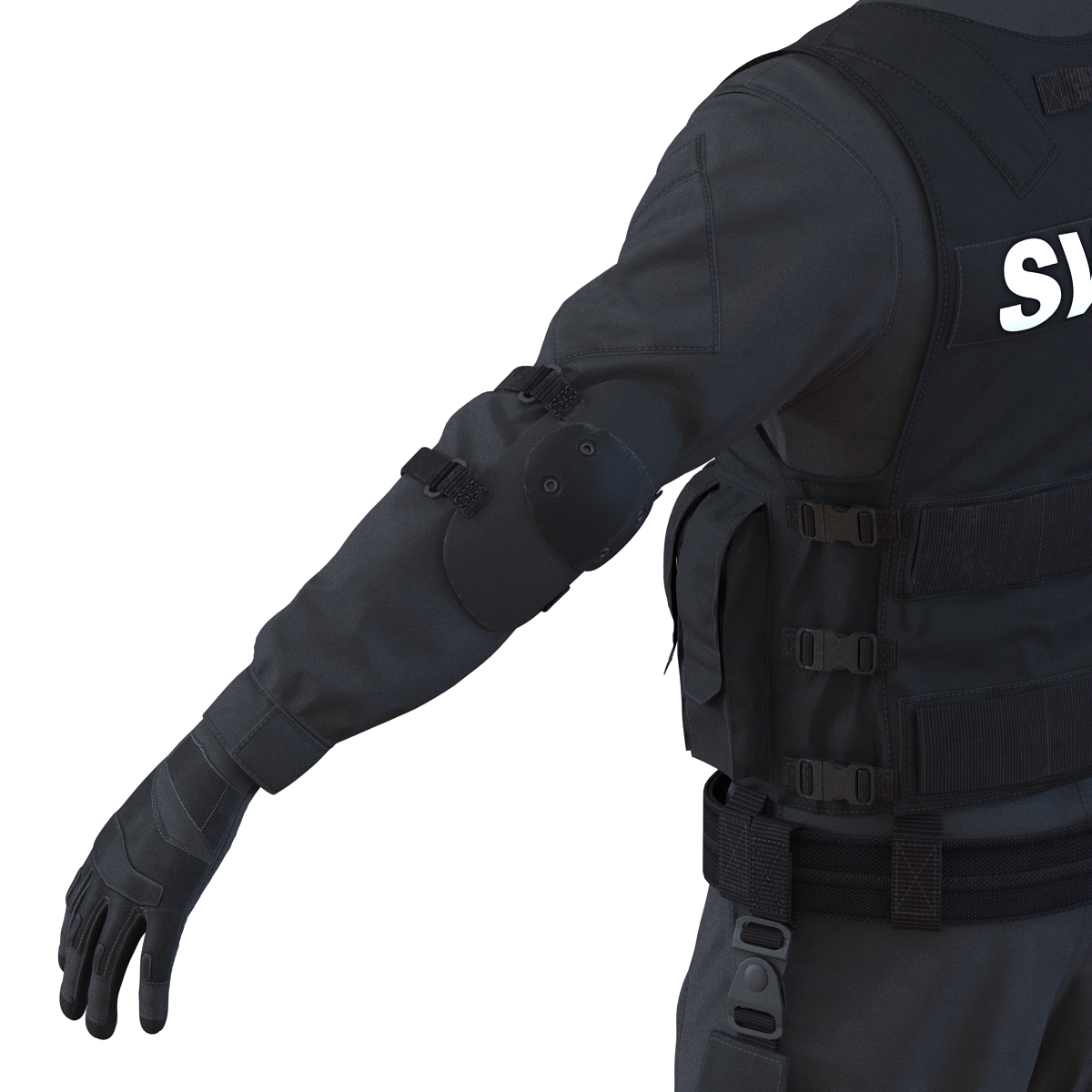 SWAT Man Asian 3D model