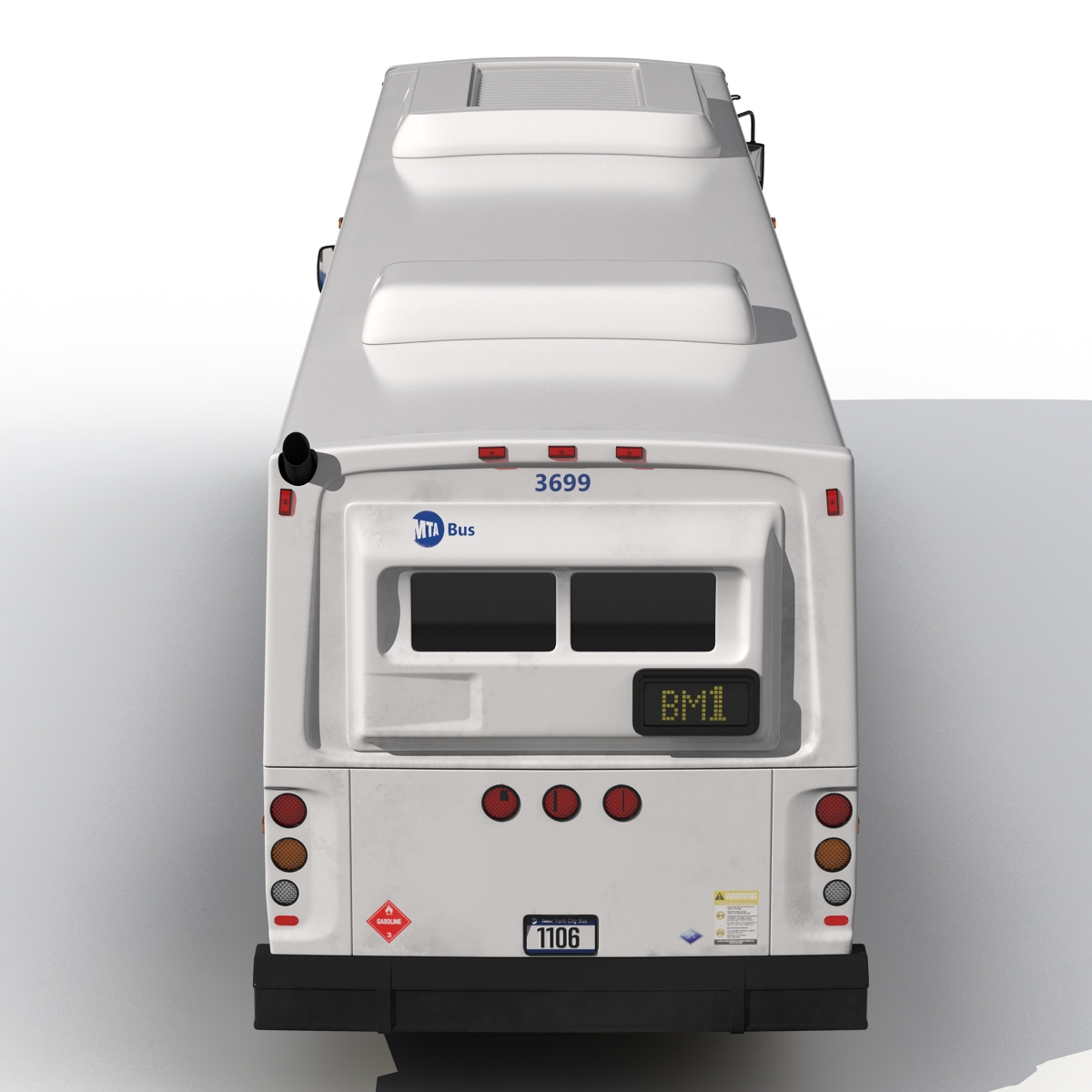 3D model MTA New York City Bus Q53