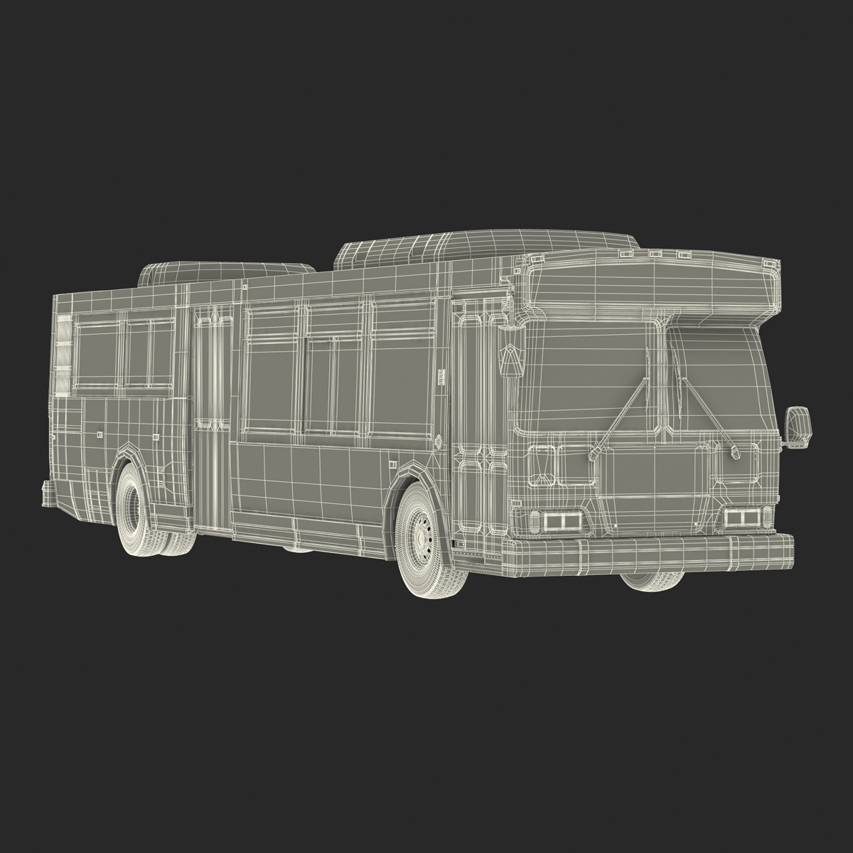 3D model MTA New York City Bus Q53