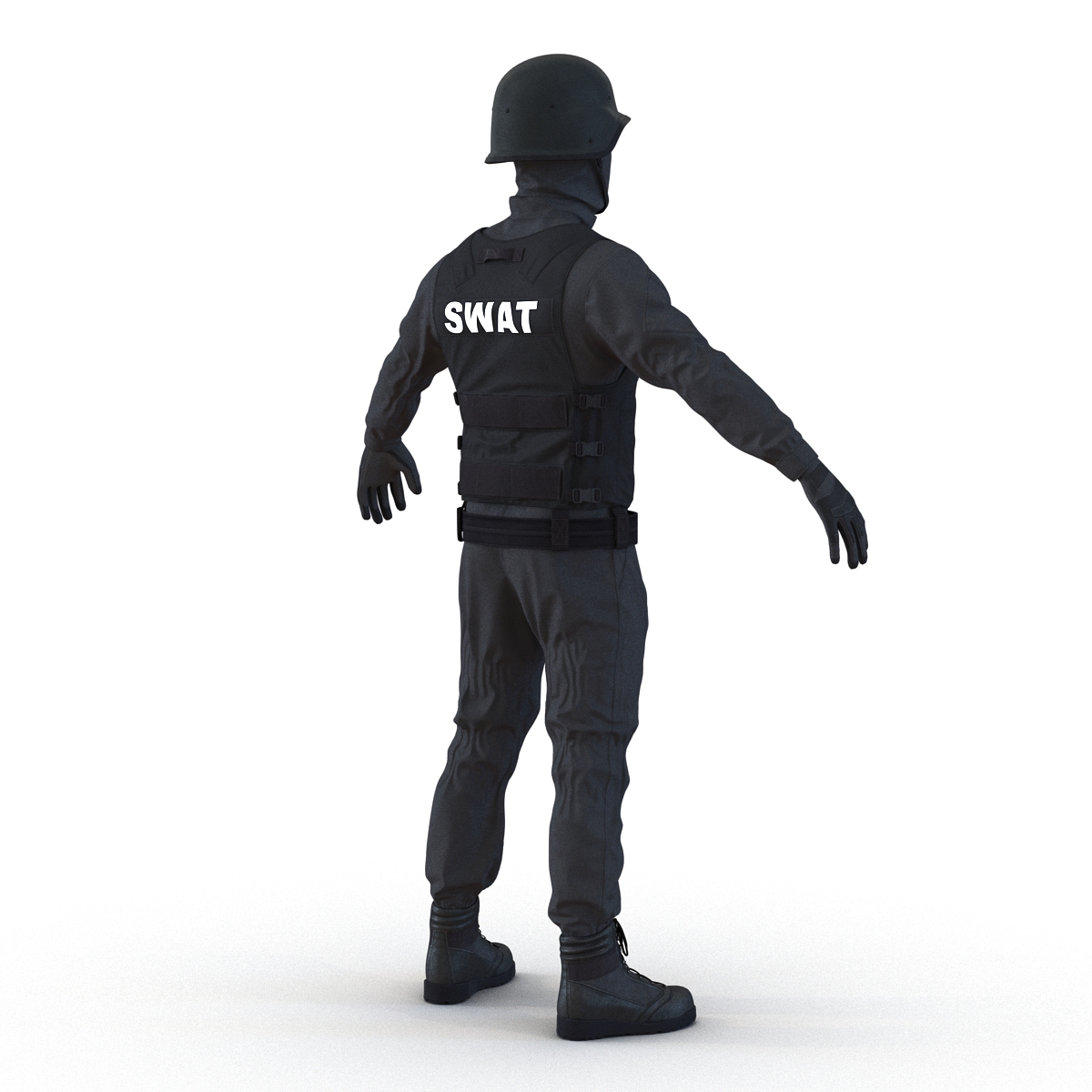 SWAT Man Mediterranean 3 3D model