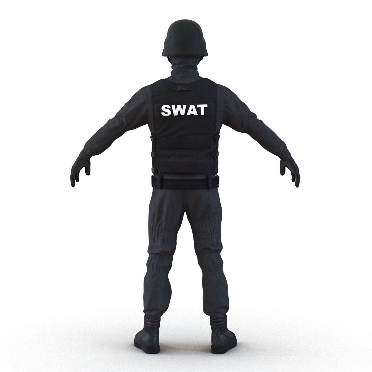 SWAT Man Mediterranean 3 3D model