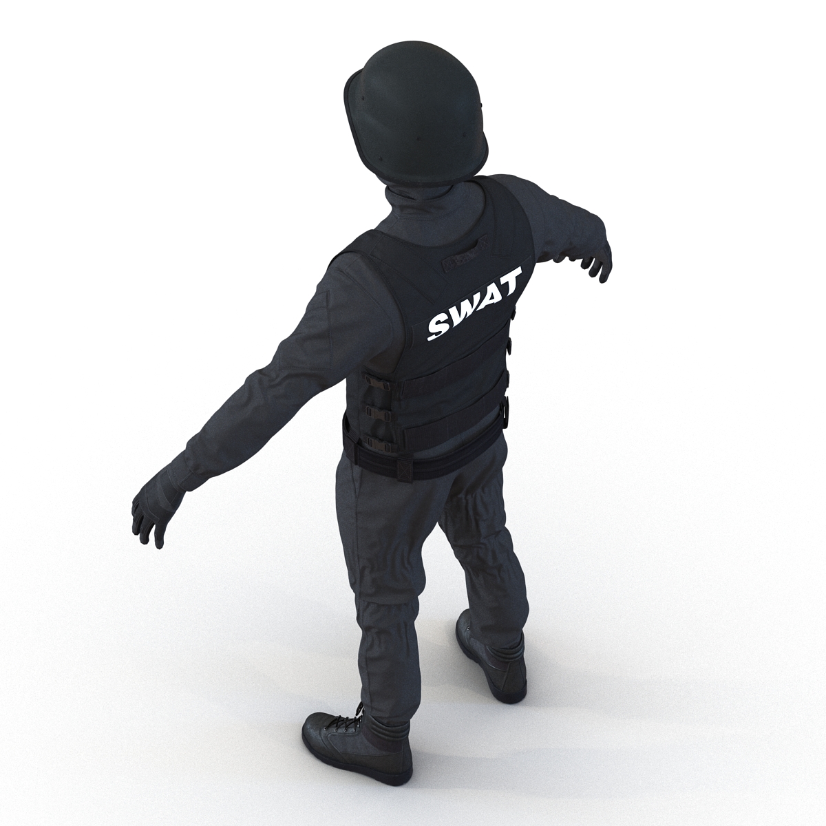 SWAT Man Mediterranean 3 3D model