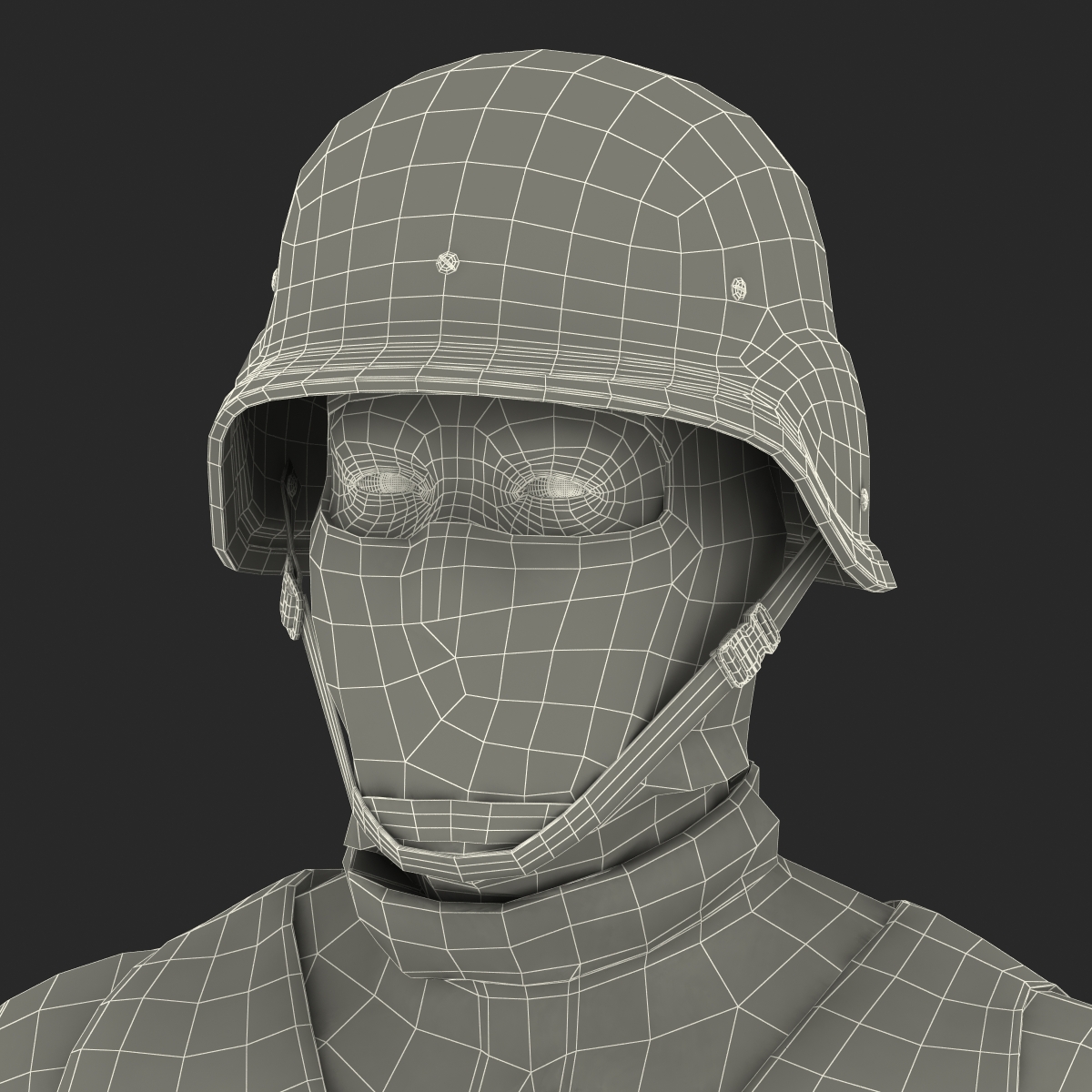 SWAT Man Mediterranean 3 3D model