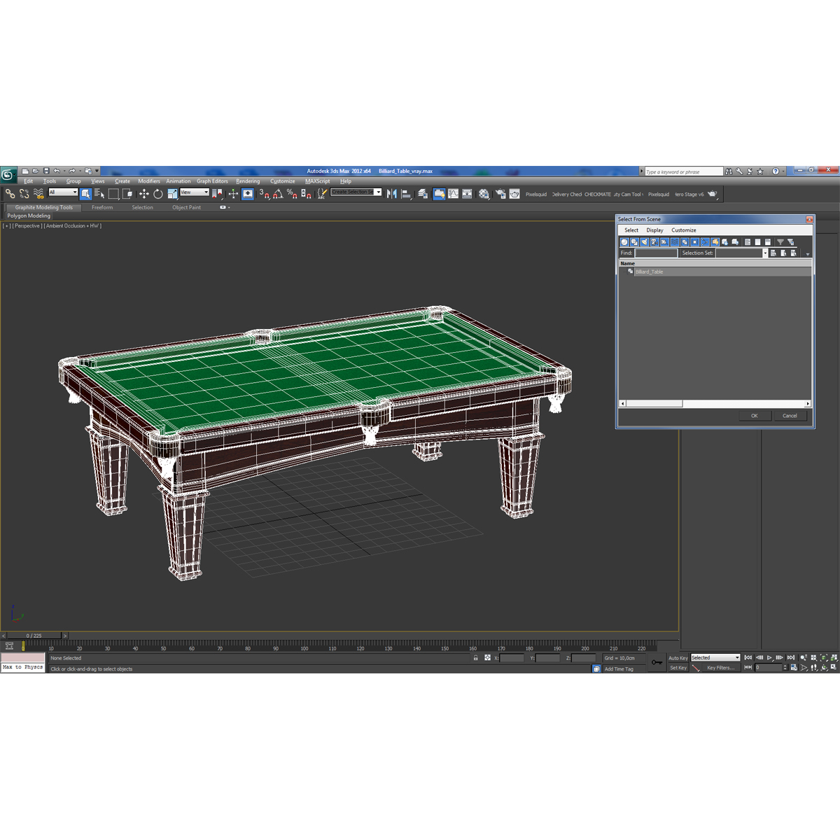 Billiard Table 3D model