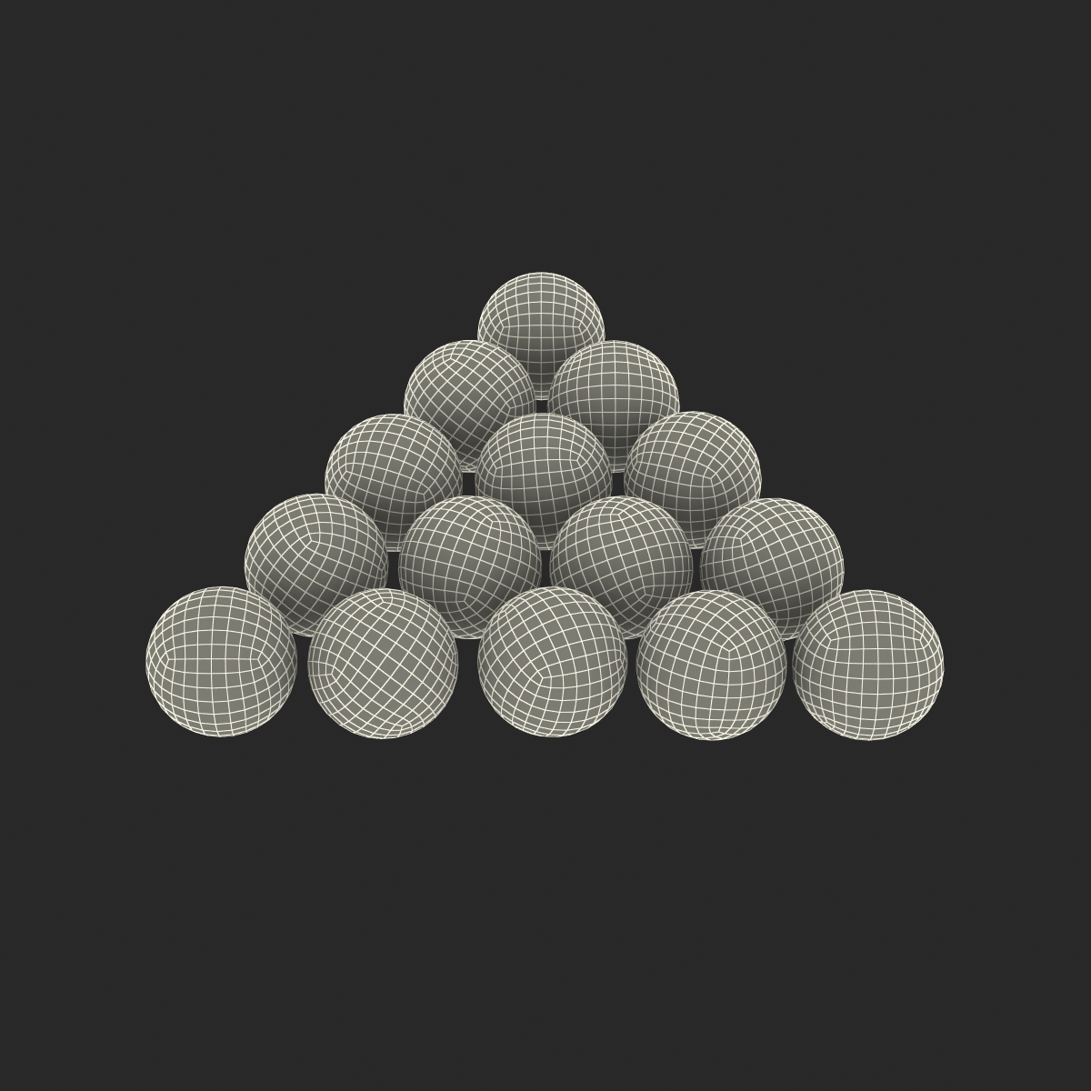 3D model Pool Balls