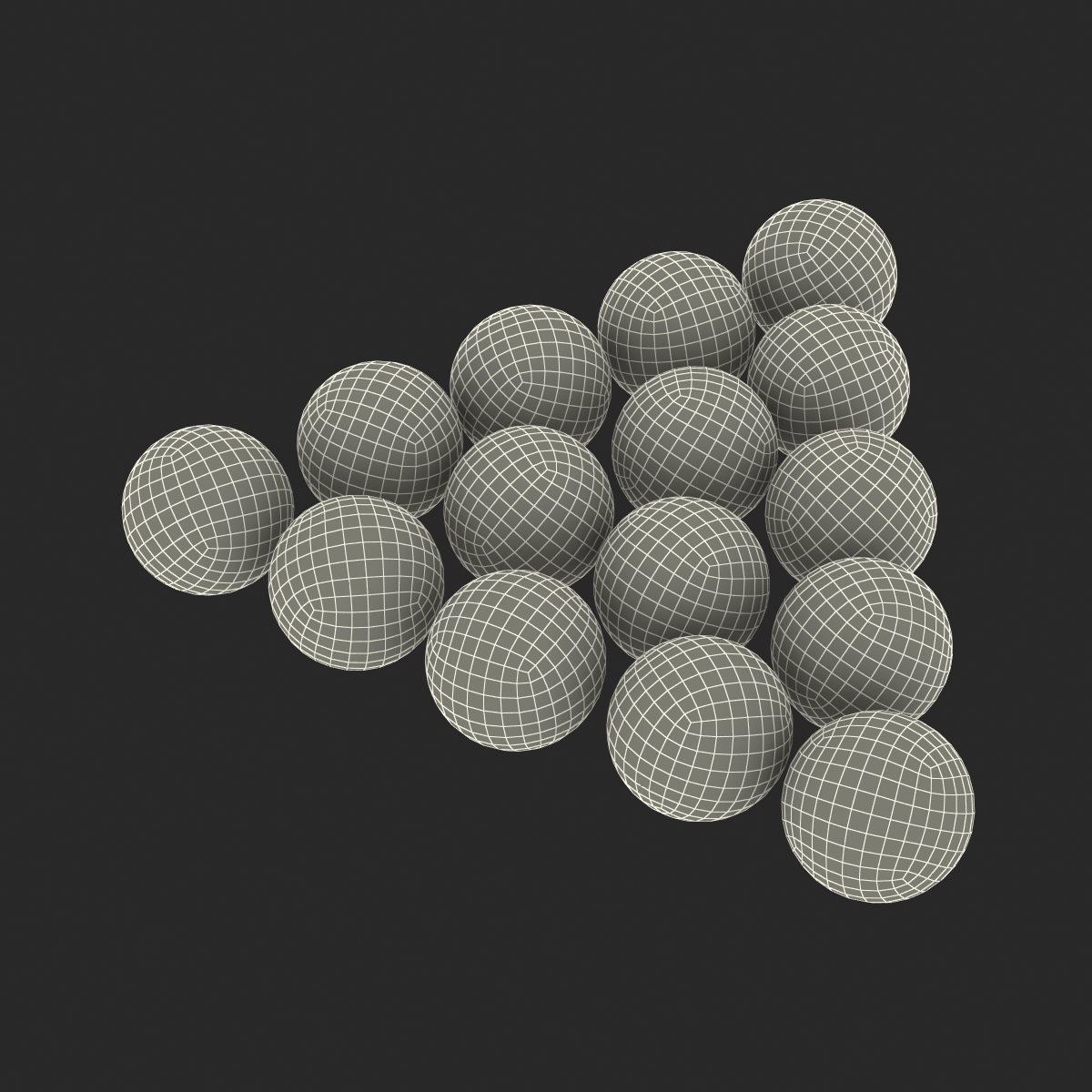 Billiard Balls 3D model