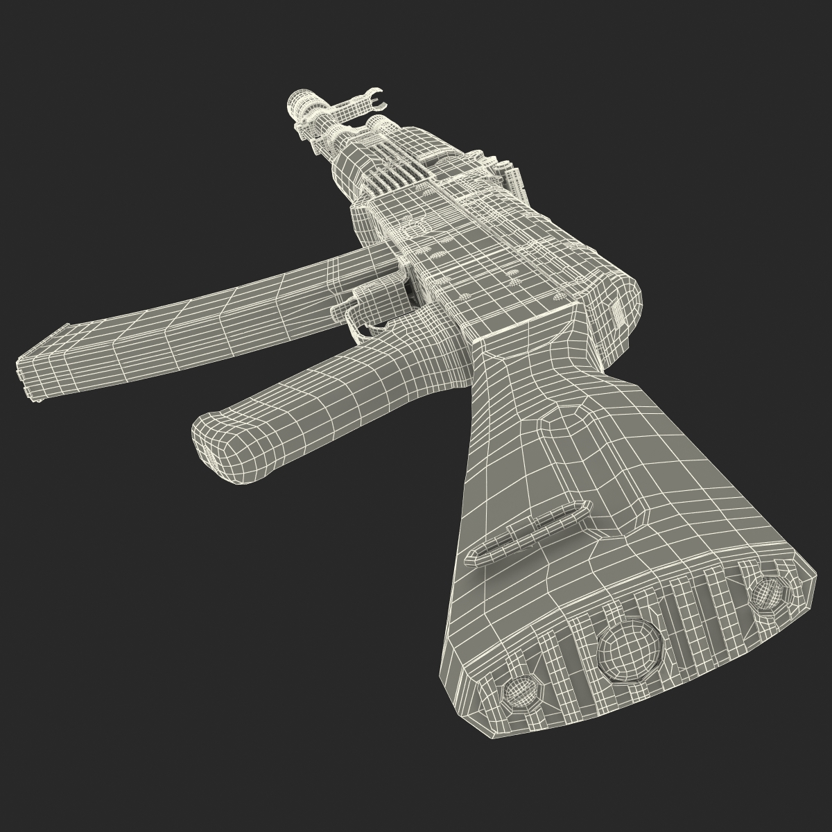 Assault Rifle AK 74 3D model