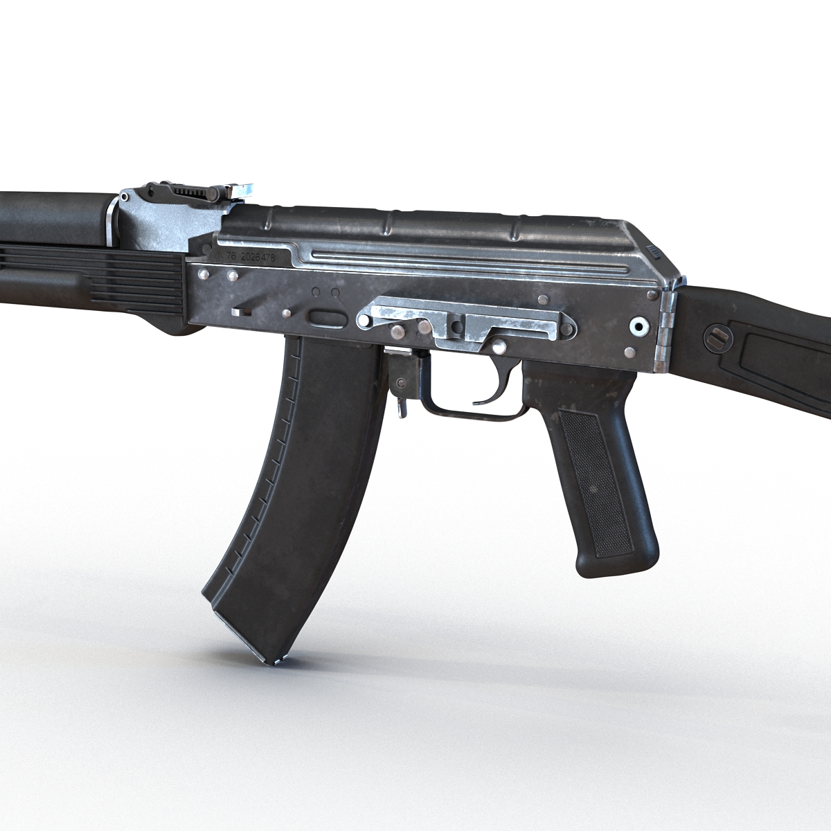 3D model Assault Rifle AK 74M