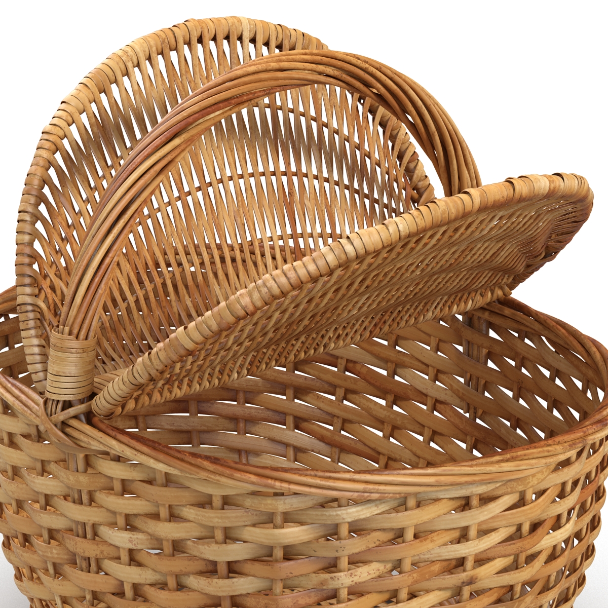 3D Picnic Basket model