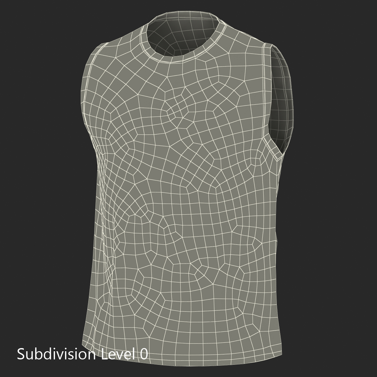 3D Basketball Jersey Black model