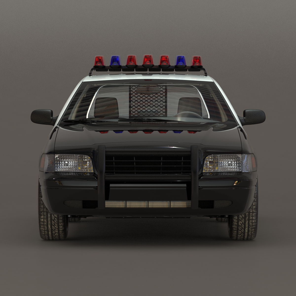 3D model Generic Police Car 2