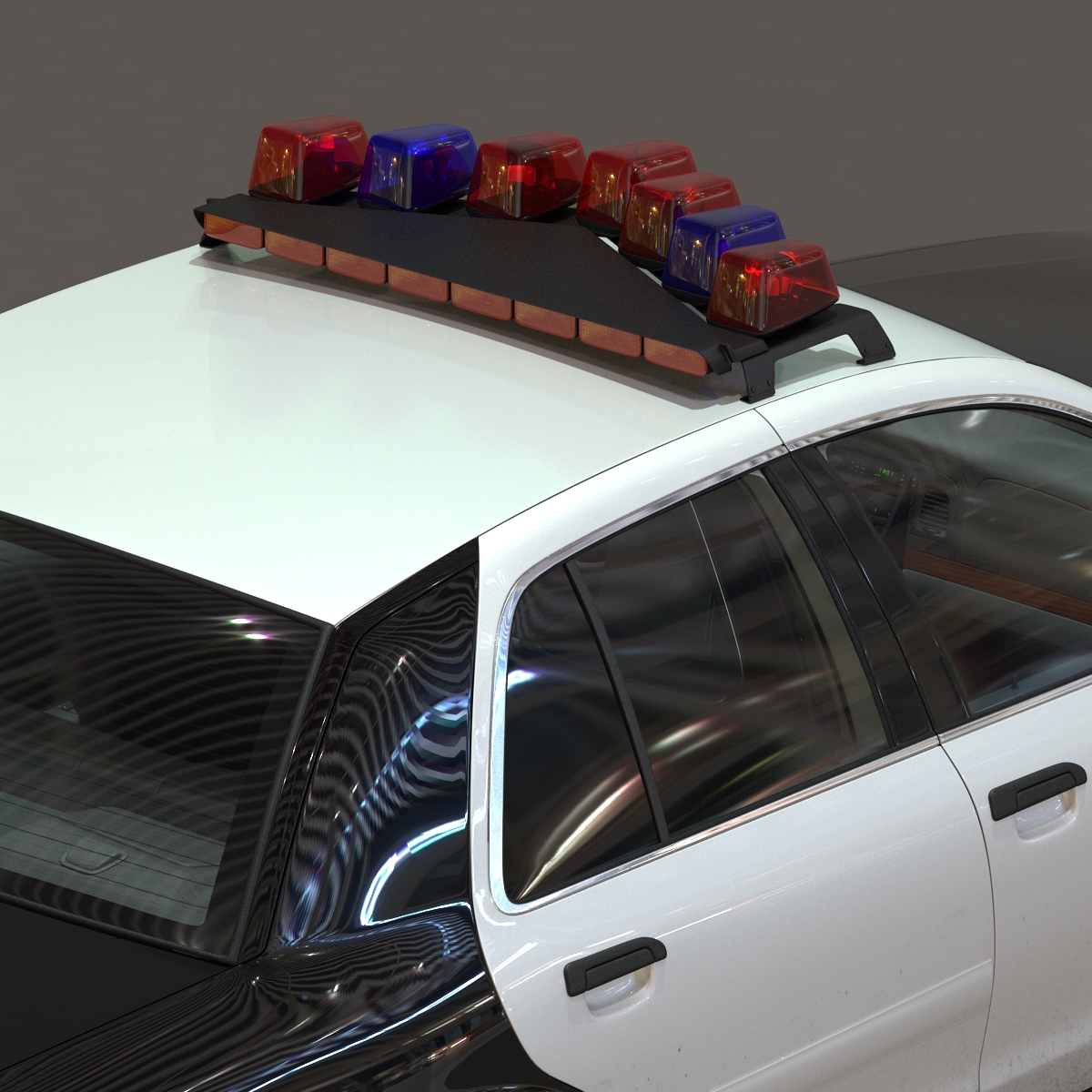 3D model Generic Police Car 2