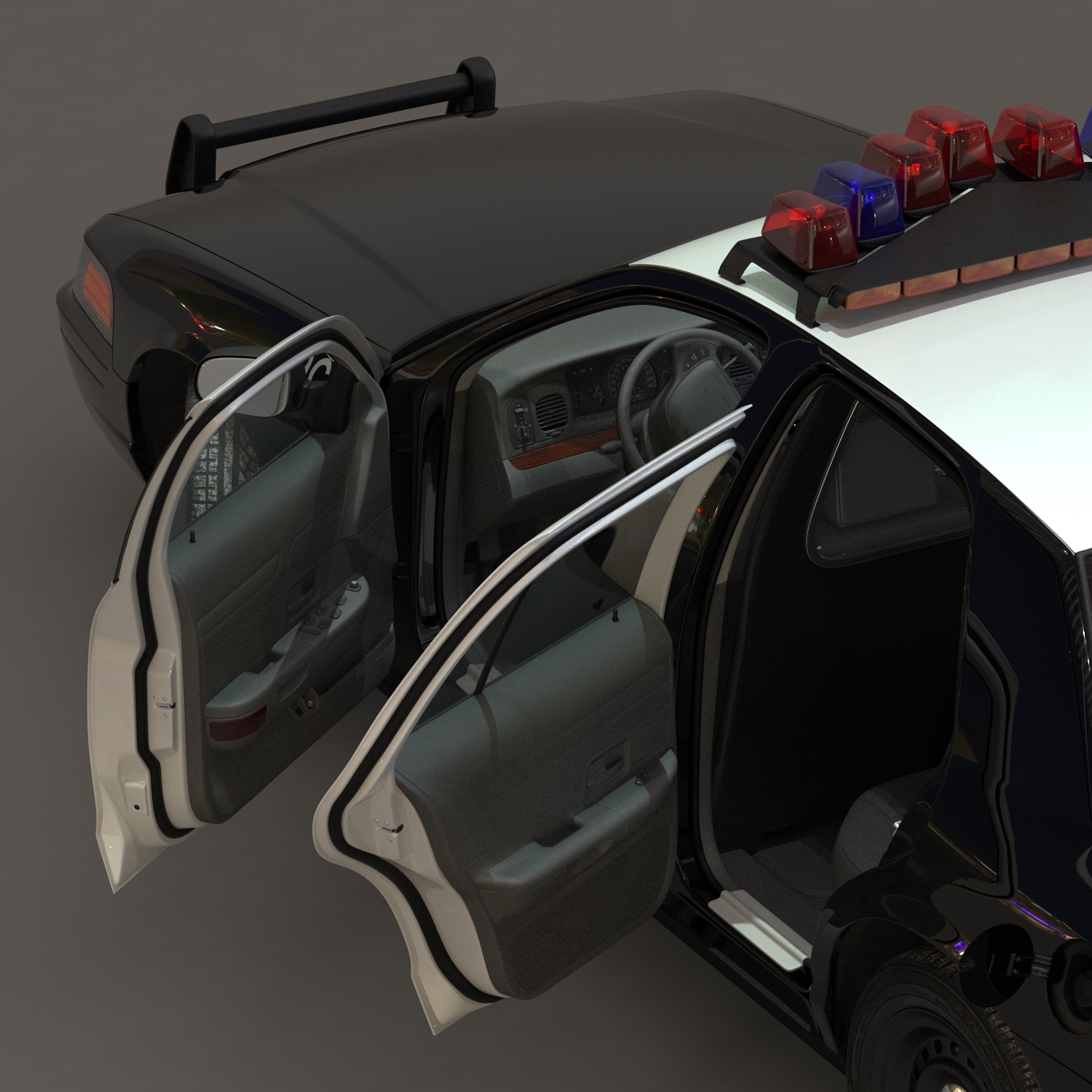 3D model Generic Police Car 2