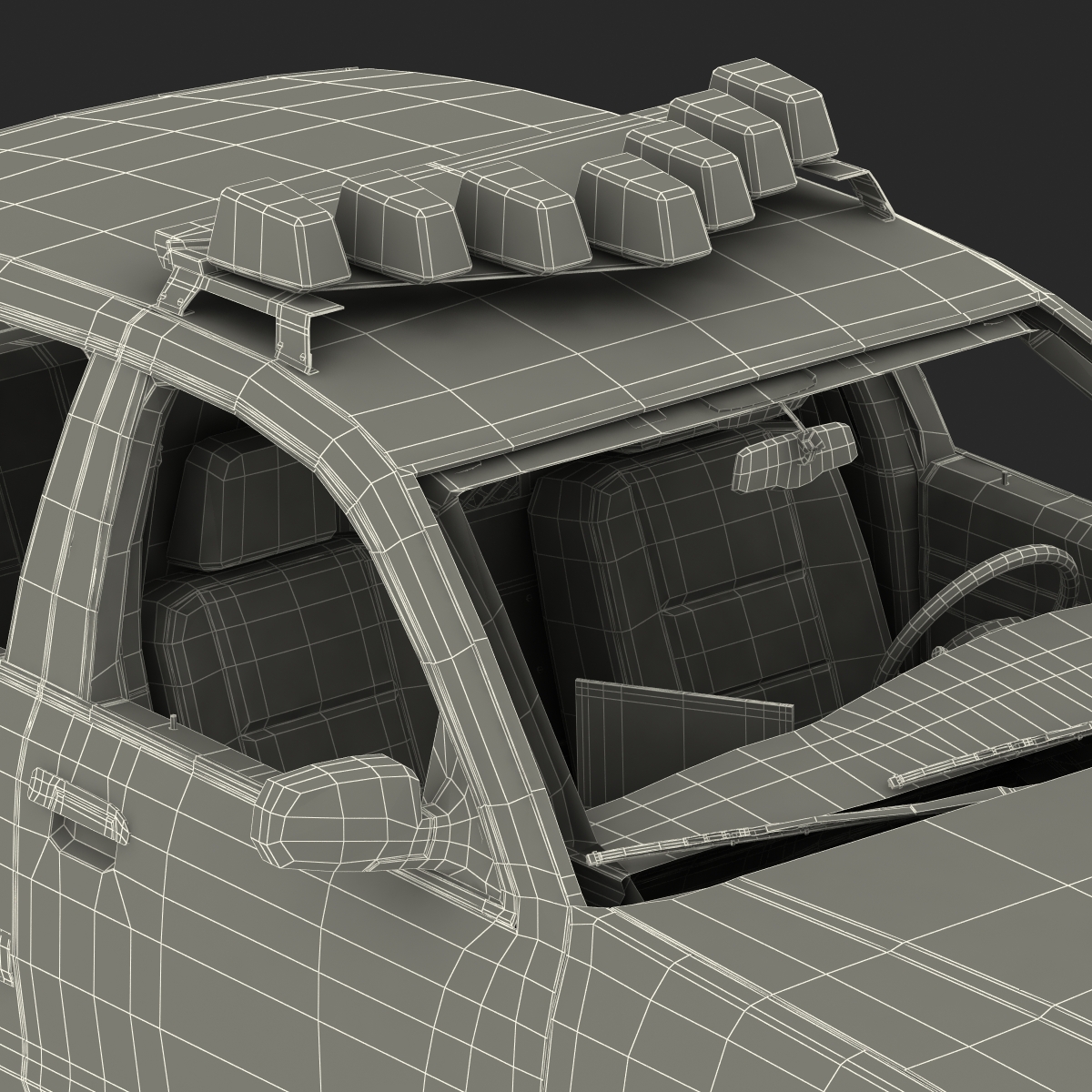 3D model Generic Police Car 2