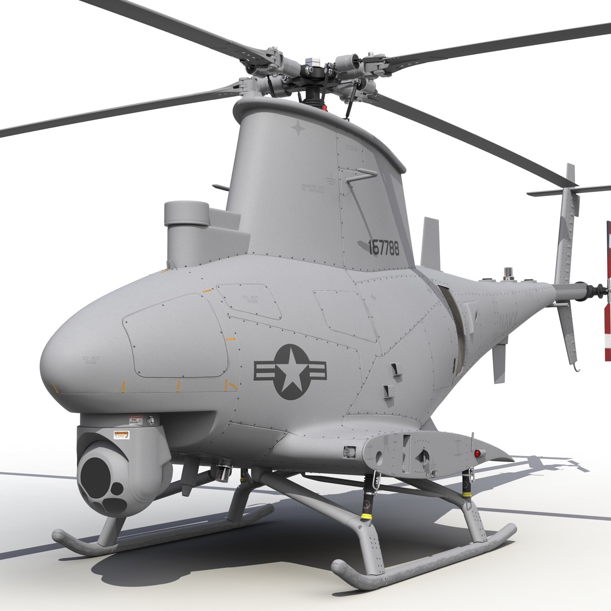 Northrop Grumman MQ 8B Fire Scout UAV 3D