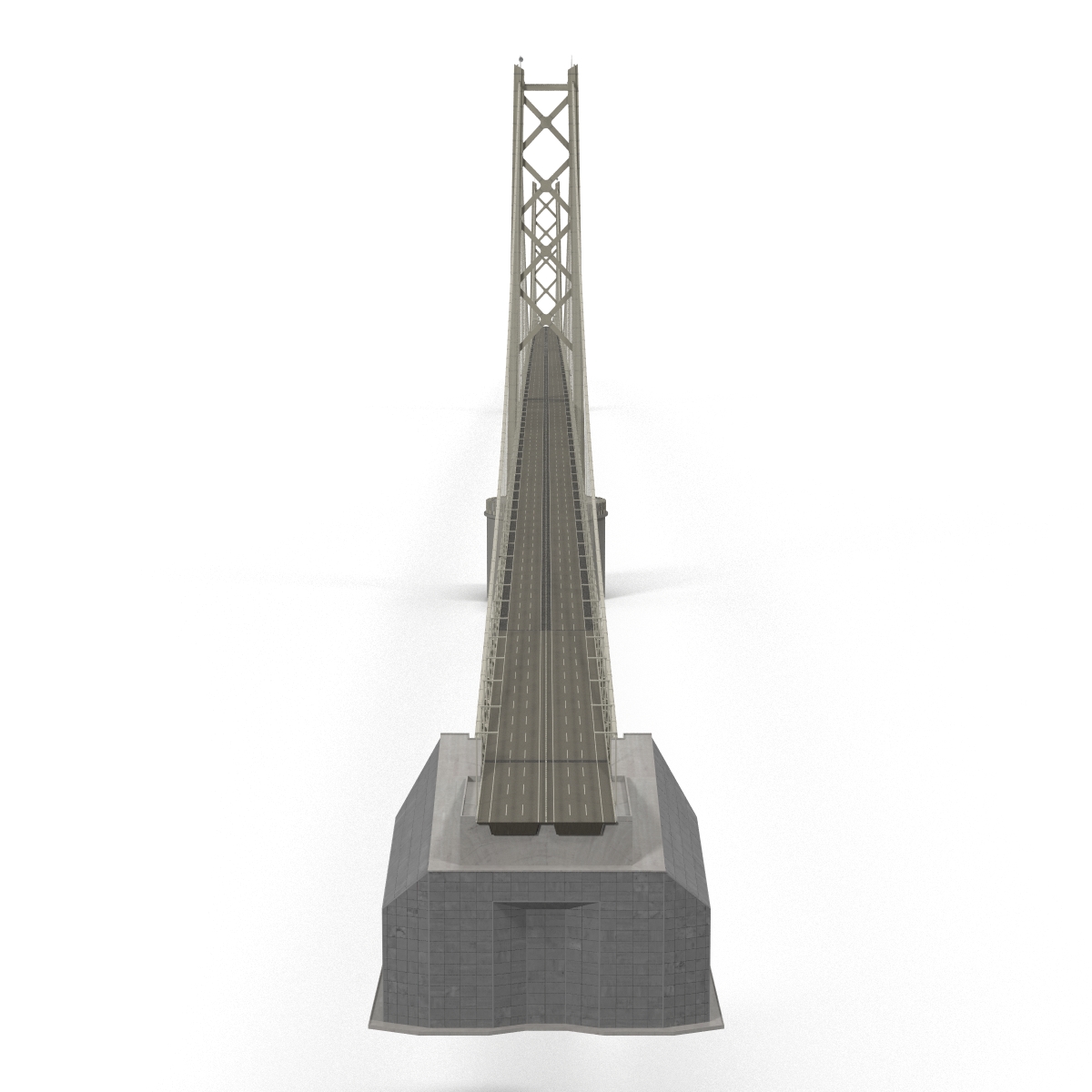 Akashi Kaiky Bridge 3D model