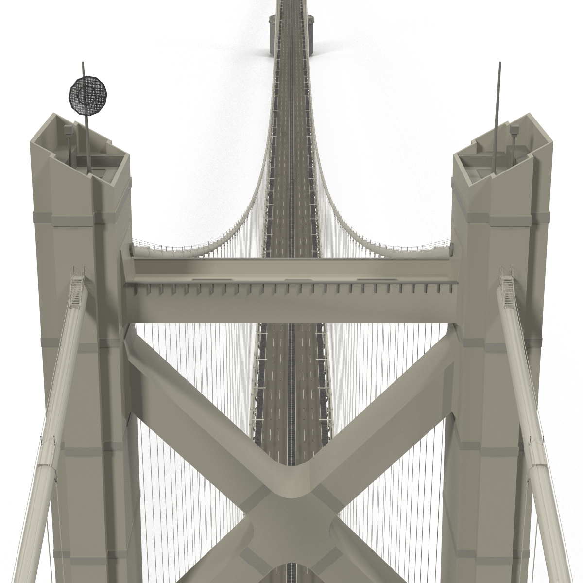 Akashi Kaiky Bridge 3D model