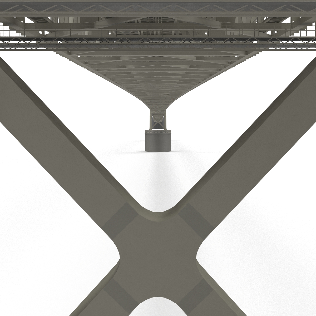 Akashi Kaiky Bridge 3D model