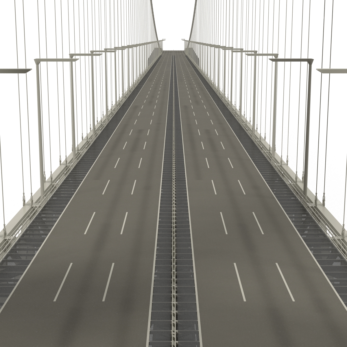 Akashi Kaiky Bridge 3D model