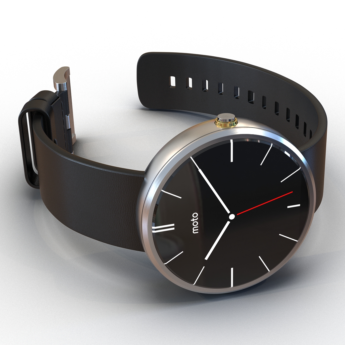 3D Smartwatch Moto 360 3 Silver model