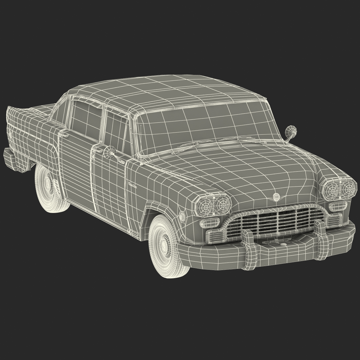 3D Checker Marathon Rigged model