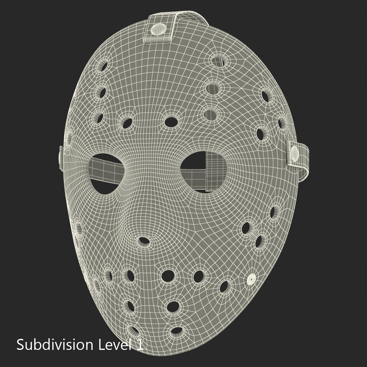 3D Hockey Mask 5 model