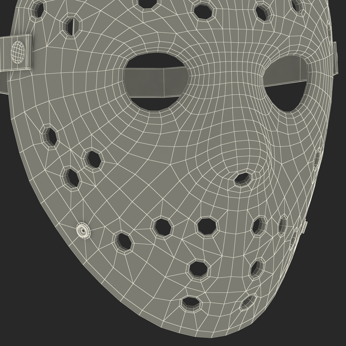 3D Hockey Mask 5 model